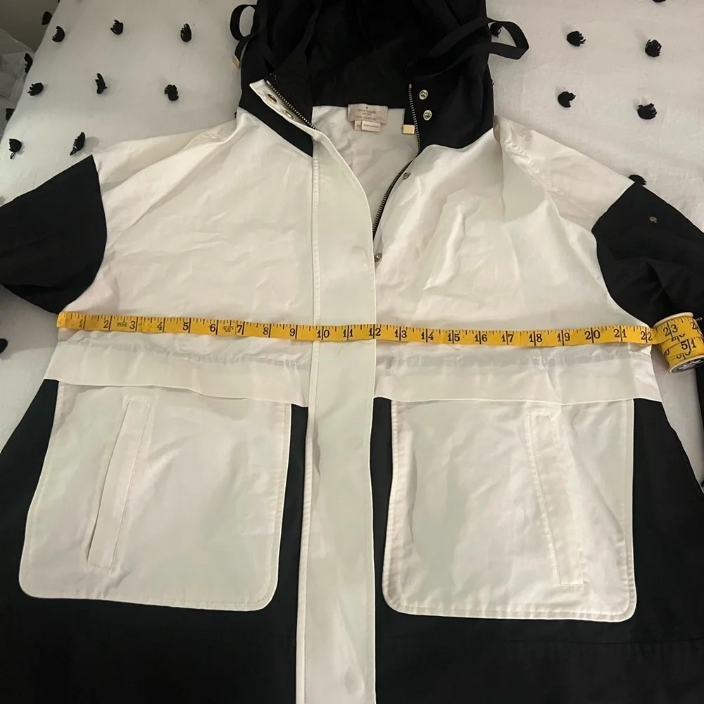 Like new!! Kate Spade Colorblock Mixed Media Anorak Jacket